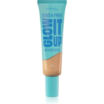 Rimmel Kind & Free Glow It Up лек хидратиращ фон дьо тен цвят 160 Vanilla 30ml