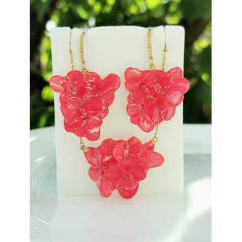 Meganflo Комплект червена хортензия