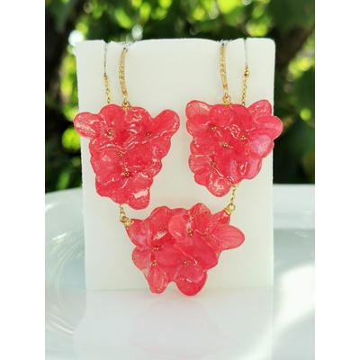 Meganflo Комплект червена хортензия