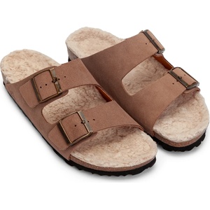 Espadrij Дамски пантофи Espadrij Women's Ami Velour Teddy Sandals - Sable - размер 42 (EU) (126-0543-0118)