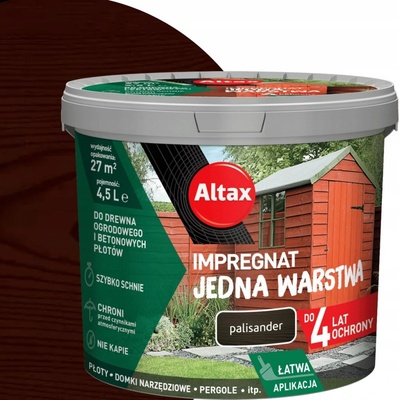 Impregnace Altax na dřevo 4,5 l palisandr pro venkovní použití