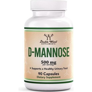 Double Wood Supplements D-Mannose, 500 mg, 90 капсули, Double Wood (23001 DW)