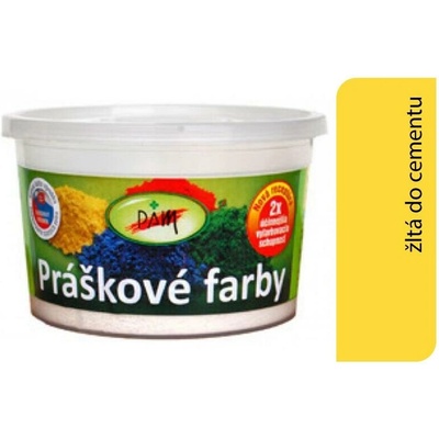 Pam prášková farba do cementu: žltá tmavá 3170 0,25kg