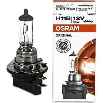 OSRAM Автомобилна крушка Osram 64241, 62W, 1350 lm, H11B, PGJY19-2, халогенна, 1 брой в опаковка