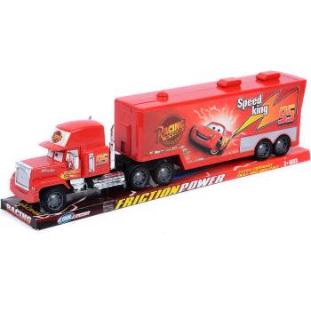 Image 1 of Armtoys ДЕТСКИ ГОЛЯМ КАМИОН ТИР С ОЧИЧКИ И ОТВАРЯЩО СЕ РЕМАРКЕ