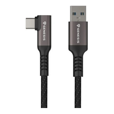 NATEC Кабел Genesis USB-C към USB-A, 3м, 5Gb/s, PD 15W, Черен - NVC-2220 (NVC-2220)
