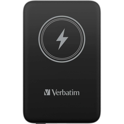 Verbatim MCP-10BK Power Pack 10000 mAh with UBS-C® PD 20W / Magnetic Wireless Charging 15W Black (32245)
