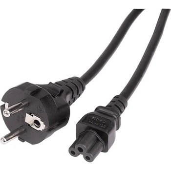 PremiumCord Kabel síťový 230V k notebooku 3m, trojlístek "Mickey Mouse" kpspt3