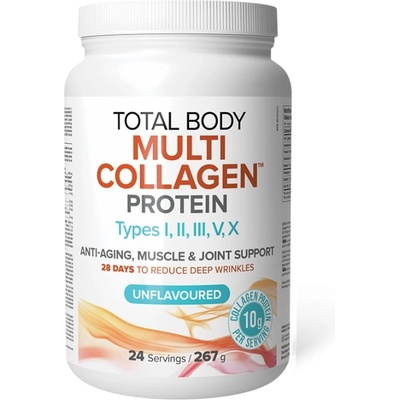 Natural Factors Total Body Multi Collagen Powder | Type I, II, III, V, X [267 грама]