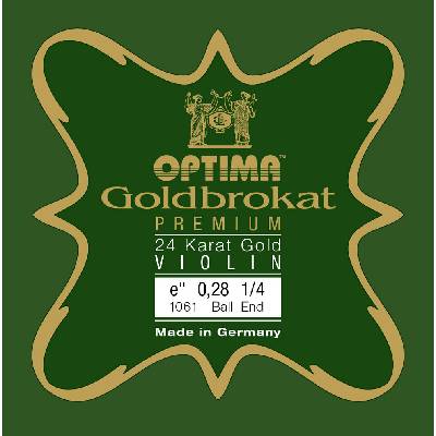 Optima Goldbrokat housle E 0,28 K x-hart