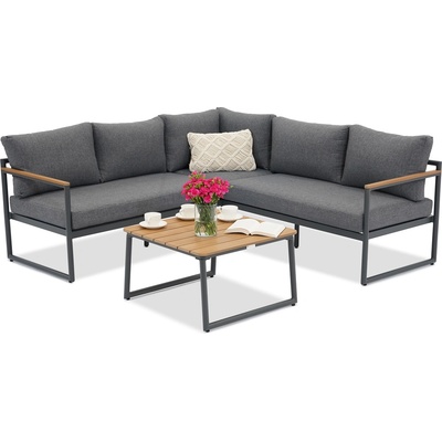 Garden Point Алуминиев градински ъгъл Bresso Garden Point антрацит (GAP1358)