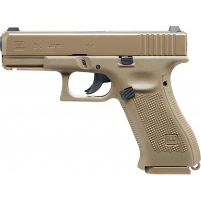 Umarex GLOCK 19X CO2 COYOTE BB 4,5mm steel coyote hnědá – Zboží Dáma