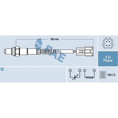 Lambda sonda FAE 77452