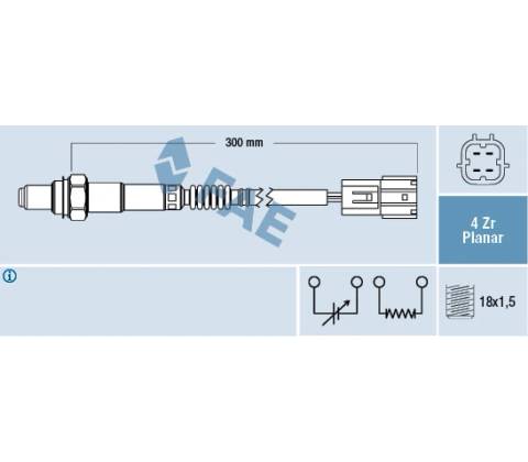 Lambda sonda FAE 77452