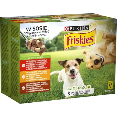 Friskies PURINA Friskies Храна за кучета в сос 12x85g