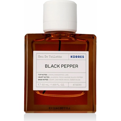 Korres Black Pepper toaletní voda unisex 50 ml