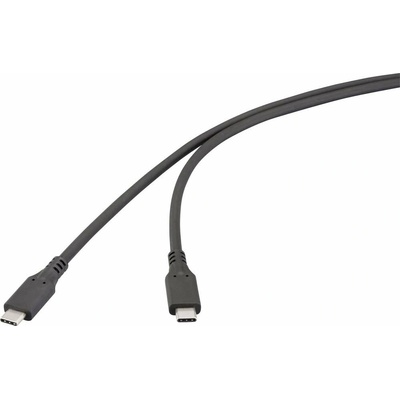 Renkforce F-6830438 USB USB 4.0 USB-C ® zástrčka 1m černý