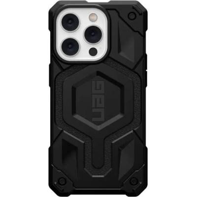 Urban Armor Gear Magsafe Противоударен Калъф за iPhone 14 Pro Max, UAG Monarch Pro Leather Case, Черен (840283901676)