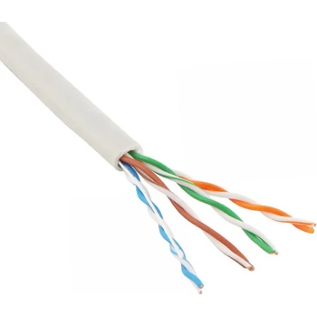 Кабел No brand Network UTP / LAN, CAT 5E, Grey, With copper conductor, 300m - 18402 (DE-18402)