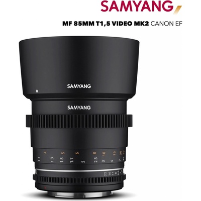 Samyang 85mm T1.5 VDSLR MK2 Canon EF