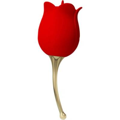 Rose Lover orální stimulátor s em ve tvaru růže