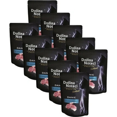 DOLINA NOTECI Premium Sterilised pokrm z jehněčího masa 10 x 85 g krmivo pro kočky po sterilizaci