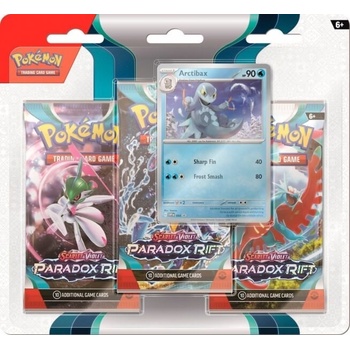 Pokémon TCG Paradox Rift 3 Pack Blister Booster - Arctibax