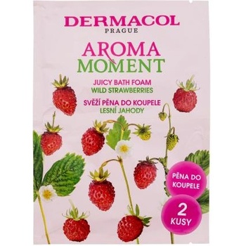 Dermacol Aroma Moment Wild Strawberries пяна за вана с аромат на диви ягоди 2x15 ml унисекс