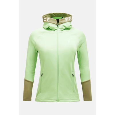 Peak Performance W Rider Zip Hood Vivid Green