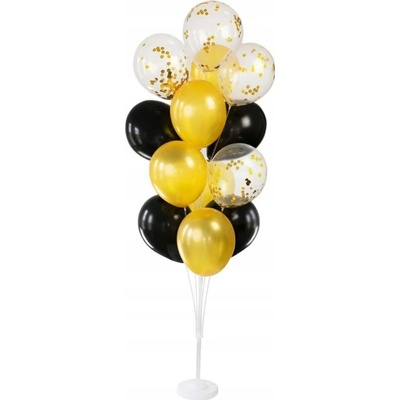 Stojan na balónky PartyPal bílý 160 cm mix vzduch helium