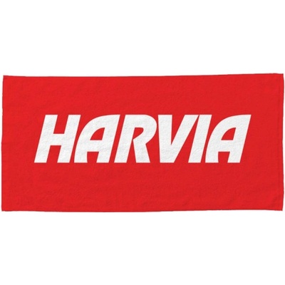 Harvia ručník 70 x 140 cm červený