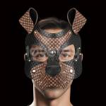 LoveToy Rebellion Reign Classic Pup Mask Black-Brown