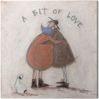 Obraz na plátně Sam Toft - A Bit of Love, 2 cm - 30×30 cm