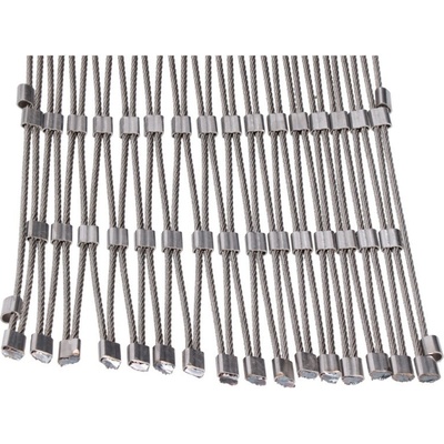 Lanková sieť, 1 x 5 m, oko 60 x 104 mm, ø 2 mm, AISI 316