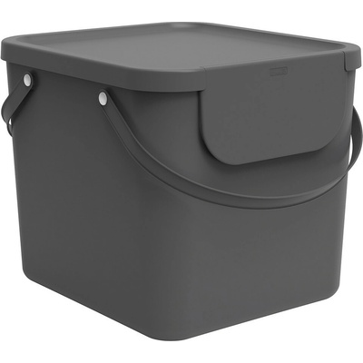 ROTHO Albula Anthracite - kontejner na třídění odpadu - 40l