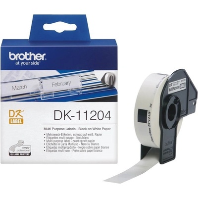 BROTHER papírové štítky DK-11204/ QL/ univerzální štítek/ 400ks/ 17 x 54mm DK11204