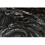 DIMEX ART Флизелинов фототапет абстрактна черна мраморна текстура 375 x 250 см