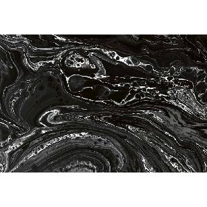 DIMEX ART Флизелинов фототапет абстрактна черна мраморна текстура 375 x 250 см