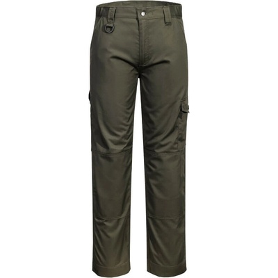 Portwest Kalhoty Super Work Trouser CD884 do pasu POR-CD884FNR28 28 Zelená