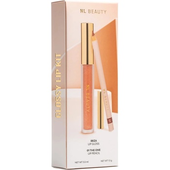 NL Beauty КОМПЛЕКТ NL BEAUTY Glossy Lip Kit - Ibiza + 01 The One Комплект дамски