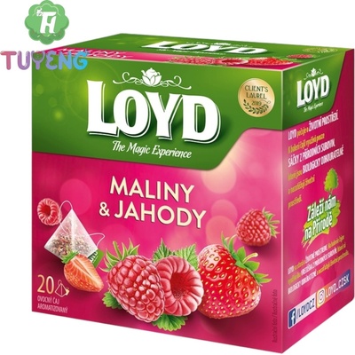 Loyd Tea Maliny a jahody ovocný čaj 20 ks