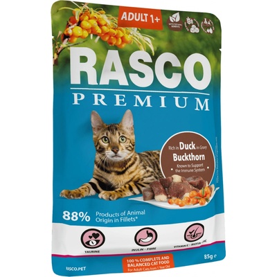 Rasco Premium Cat Adult Duck gravy 85 g