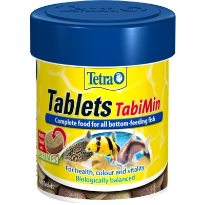 TETRA TabiMin Tablets (Тетра Табимин Таблетки) е основна храна за дънни риби, съдържаща всички важни съставки