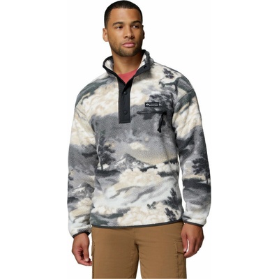 Columbia Helvetia II Printed Half Snap Fleece sivá