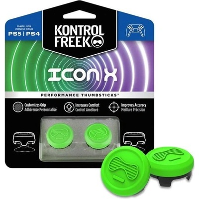 Kontrol Freek - Icon X (Green) PS4/PS5 Extended Controller Grip Caps
