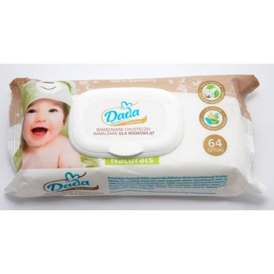 Dada Extra Care Ultra Sensitive bavlněné ubrousky 64 ks – Zboží Dáma