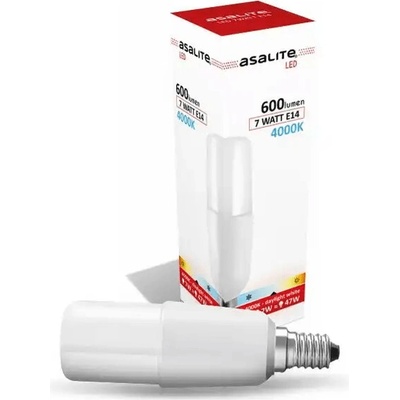 Asalite ASAL0172 LED žiarovka E14 7 W kompaktná T37 mliečna K 4000