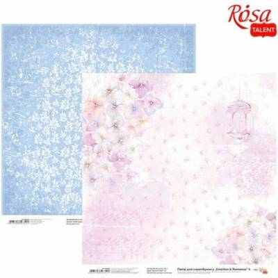 Rosa Scrapbookingové papíry 30,48 x 30,48 cm Emoce a romantika - No. 4