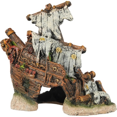Duvo Loď se stožáry vrak 16 x 7,7 x 14,5 cm
