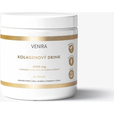 Venira vepřový kolagen pro vlasy, nehty a pleť bez příchutě 142 g